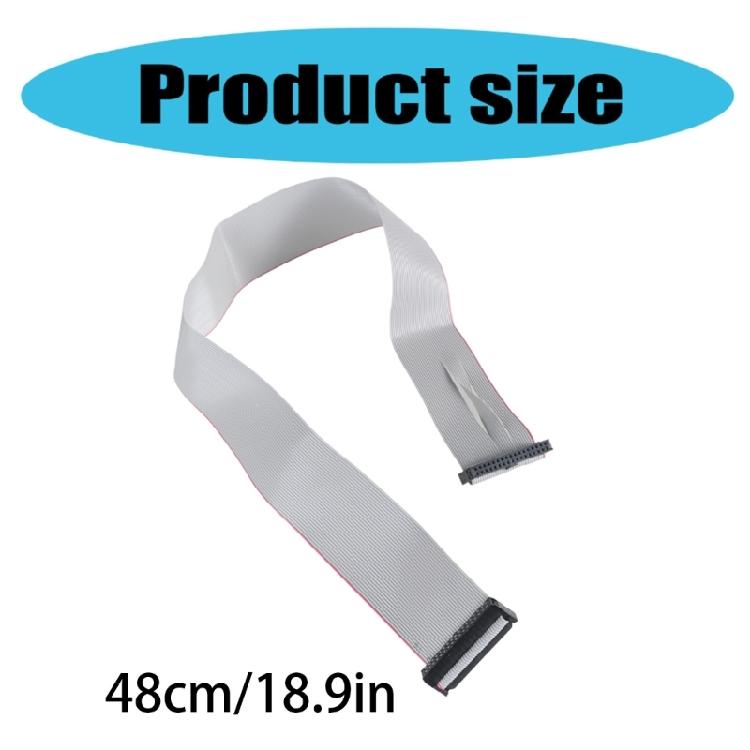 34Pin Simulated Floppy Drive Extension Cable for Simulation Floppy Drive Easy Installation Flat Ribbon Cable
