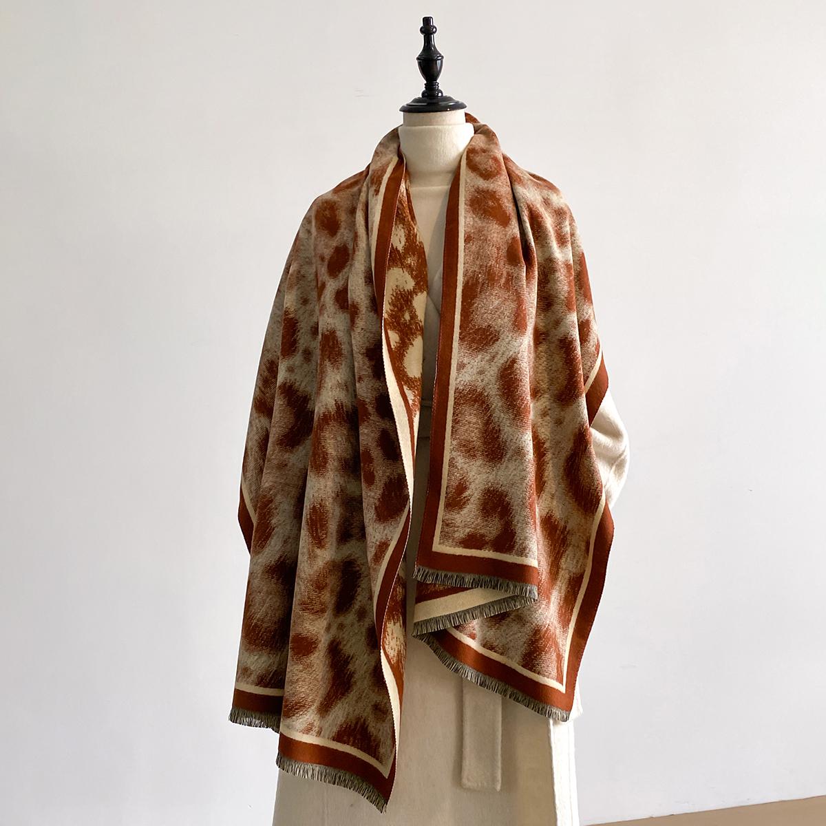 

Women Floral Print Scarf Winter Warm Shawl and Wrap Bandana Pashmina Female Foulard Blanket