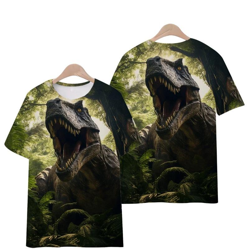 Unparalleled Tyrannosaurus Rex T-shirt 3d printed T-shirt fashionable short-sleeved Kids Tshirt Men's Shirts Woman t-shirts