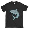 Blue Ombré Tribal Shark T-Shirt, Tribal Shark Design Shirt, Shark Week Shirt Unisex T-Shirt