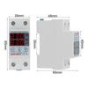40/63/80A SVP-916 Adjustable Voltage Surge Protect Limit Current Protection Auto Recover Over Under Voltage Limit Current Relay