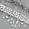 12Grids Nail Rhinestones Luxury Nail Charms Glitter Crystal Jewelry Gems Nail Art Decoration Diy Manicure Rhinestones