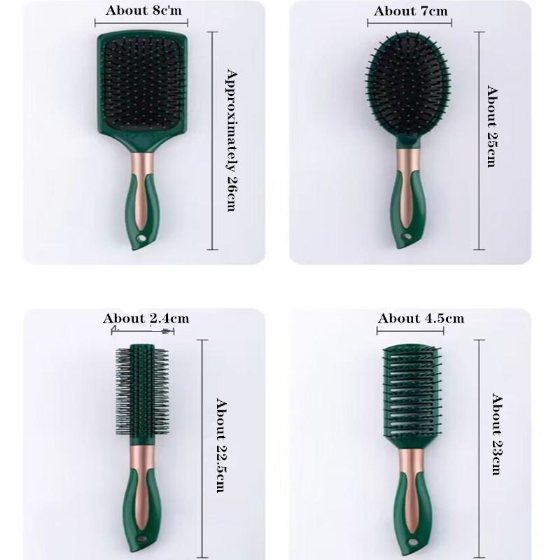 Dark Green Air Cushion Hairdressing Comb for Students