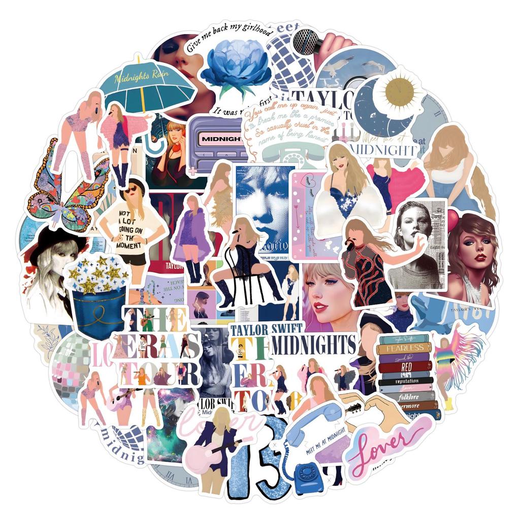 100er-Pack Taylor Swift Sticker-Set für Notizbuch & Gepäck