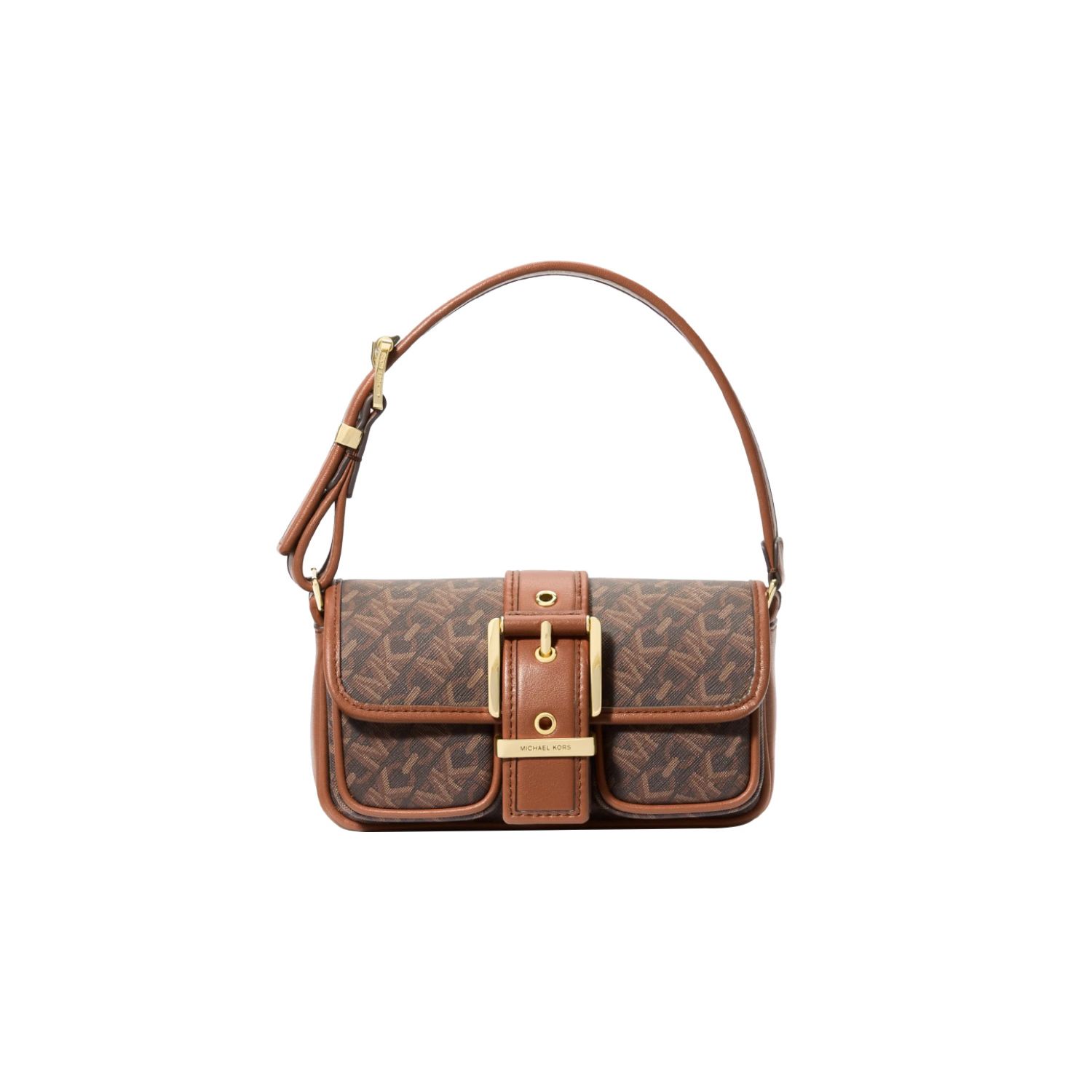 

Michael Kors Mk Colby Leather Logo Print Tote Bag Women Handbags Dark-Brown Acorn 32F4GBAU0B-227 Basic Set (Bag+Dust Bag)
