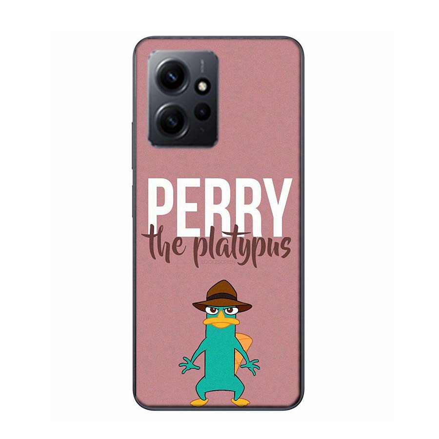 Cartoon Perry The Platypus Phone Case For Redmi 12 13C 12C 15C 9 10 10C Note 13 Pro Plus 14 15 Pro 9T 9C 9A TPU Soft Cover Clear