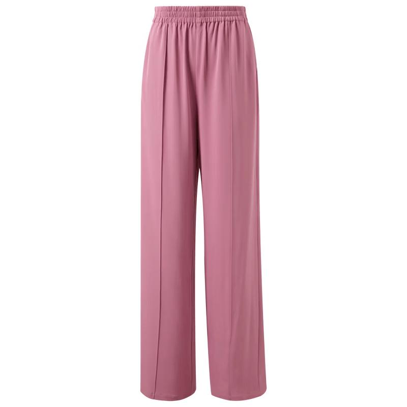 

Women s Elastic Waist Wide-Leg Loose Casual Pants L
