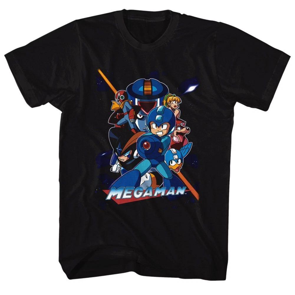 Mega Man - Collage Orange Beam - Short Sleeve - - Children s T-shirt 100
