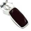 Mozambique Garnet Gemstone 925 Sterling Silver Jewelry Pendant 1.89" J6e55