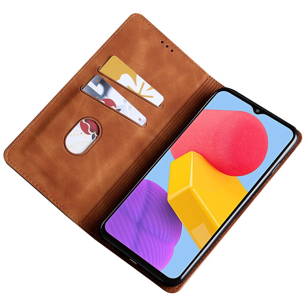 For Samsung Galaxy A25 5G (Global) (161.0 x 76.5 x 8.3mm) Cell Phone Case Card Holder Leather Stand Cover
