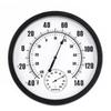Large Dial Indoor Outdoor Thermometer with Hygrometer Dual Scale Fahrenheit Celsius for Accurate For Home Reading