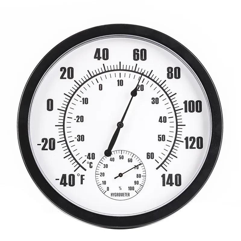 Large Dial Indoor Outdoor Thermometer with Hygrometer Dual Scale Fahrenheit Celsius for Accurate For Home Reading
