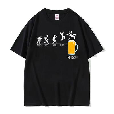 Funny Beer Week for Beer Lovers Graphic T Shirt Summer Unisex Women Clothing Retro Tees Fashion Oversized Casual Tshirt Streetwear