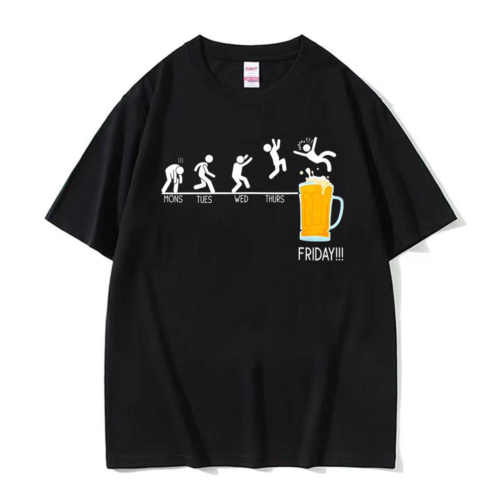 Funny Beer Week For Beer Lovers Graphic T Shirt Summer Unisex Unisex Clothing Retro Tees Fashion Oversized Casual Tshirt Streetwear