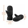 Insulated Infant Carriage Mittens Weather Resistant Fabric Adjustable Elastic Cuffs Secure Hook Loop Closure