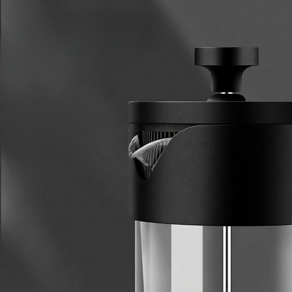1Pc French Press Pot Thickened Borosilicate Glass Household French Press Pot Coffee Making Utensils Tea Brewer Coffee Hand Brewer