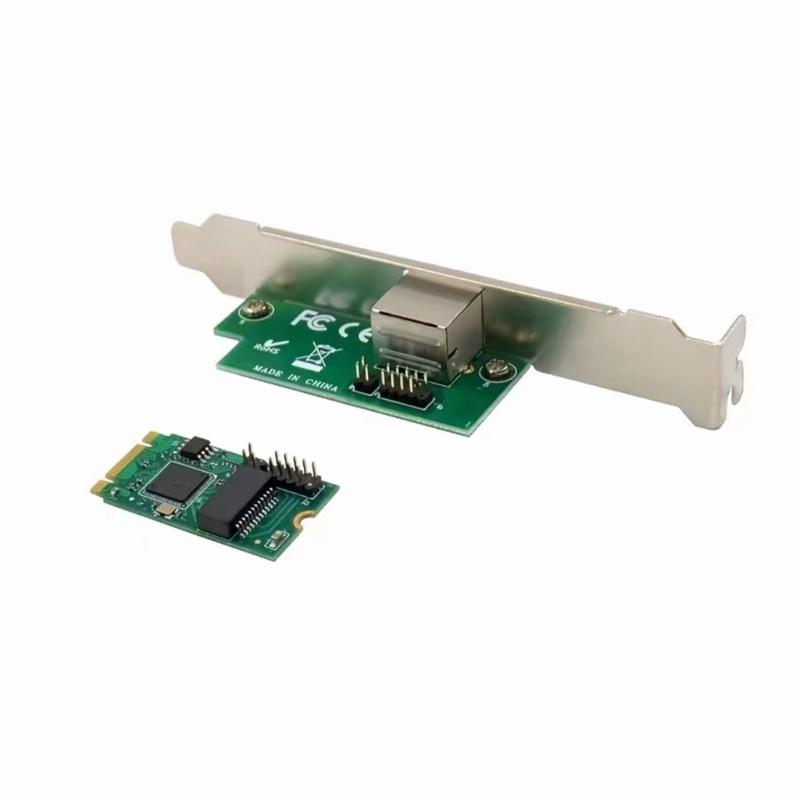 M.2 B+M Key To Gigabit Corded Networking Card WGI210AT Control M.2 B+M Key RJ45 Networking Card