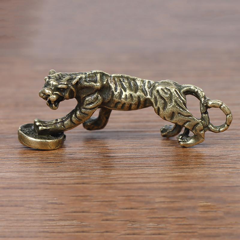 Тигр Китайский Зодиак 2022 Новый Год Латунный Тигр Год Тигра Домашний Декор Onesize