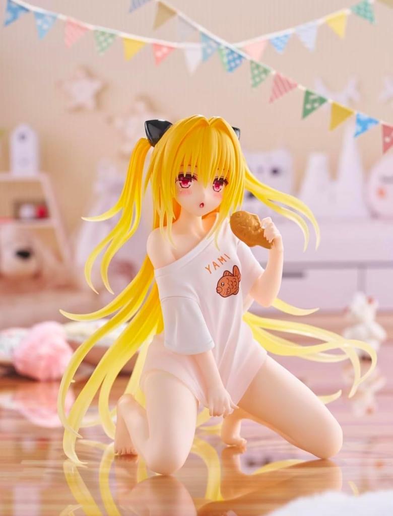 Złota Ciemność Figurka To Love-Ru Ciemność Biurko Urocza Wersja Loungewear. Oficjalnie Około. 13 cm