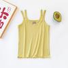 Children's Summer Strappy Tank Top with Sweet Bow - Comfortable Modal Fabric