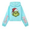 Kids' Casual Fashion Christmas Printed Long Sleeve Hooded Sweatshirt (No Drawstring)