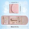 1 Pc Travel Jewelry Storage Box With Foldable Jewelry Roll, Suitable For Travel Rings, Necklaces, Earrings, Bracelets, Mini