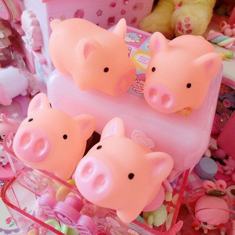 Cute Toys Funny Toys Squeeze Antistress Toy Pig Cartoon Pop Relieve Stress Breathing
