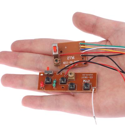 4Ch Rc Fernbedienung 27Mhz Schaltung Pcb Sender und Empfänger Board Teile