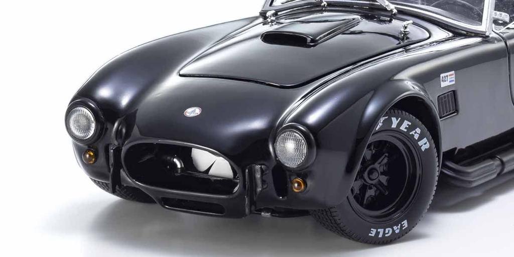 Kyosho Original Shelby Cobra 427 Black Finished Product KS08047BK 1/18 S/C