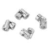 4pcs Shaft Coupling Motor Connector DIY Steering Length 23mm OD 11mm Universal Joint (4*5mm)