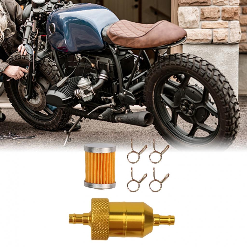 Aluminum Fuel Filter Inline Filter Motorcycle Fuel Filter Lightweight