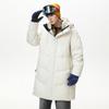 New National Standard% White Duck Down Long Down Jacket for Men and Women In Winter Loose Hooded Thickened Couple Coat