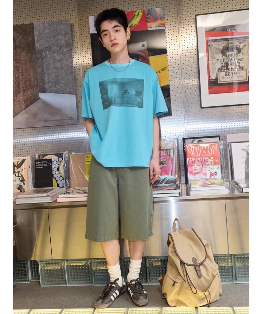 Saendeusaundeu (Unisex) Work Washed Jotz Khaki