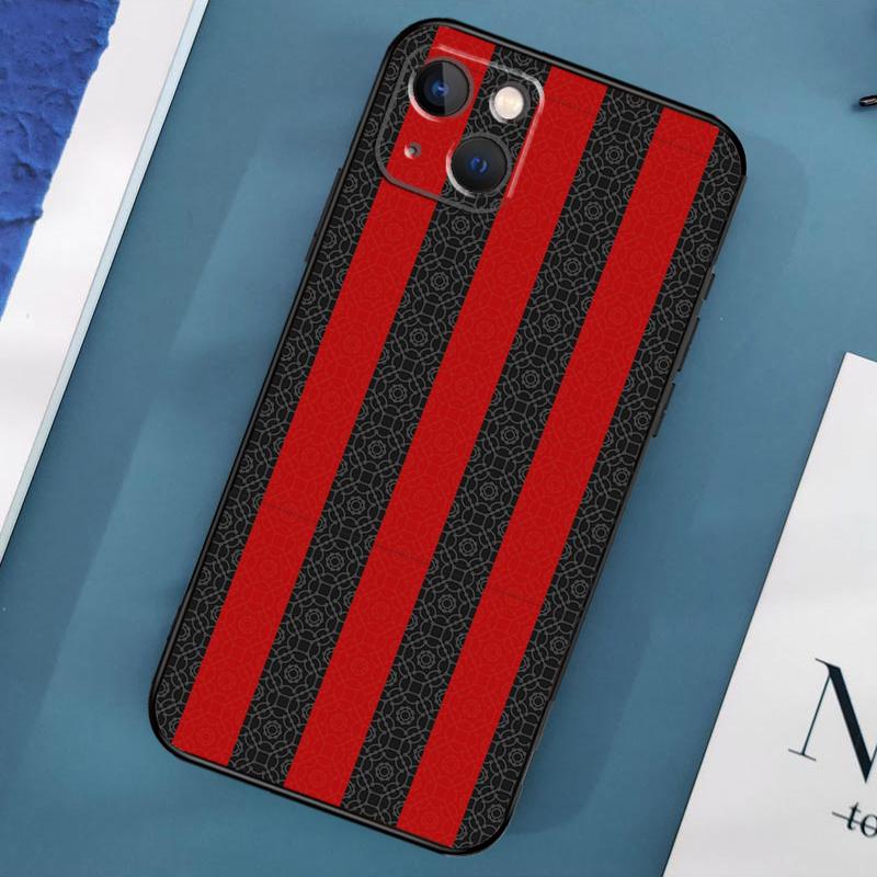 Custodia per Telefono Milanese Elegante Design a Strisce Per iPhone 16 15 13 12 11 14 Pro Max Mini X XR XS MAX Plus Cover Posteriore