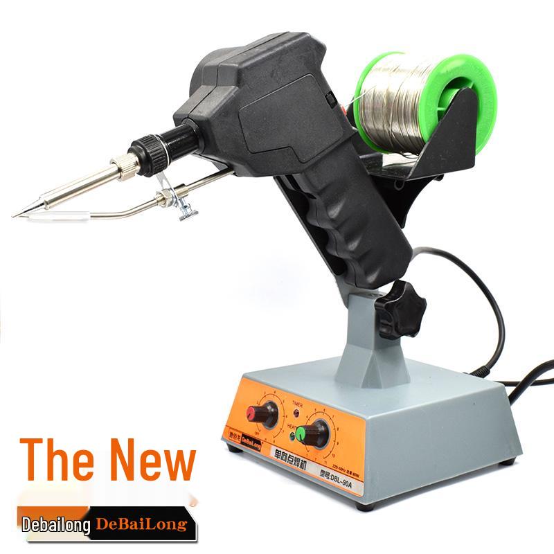 DBL-80 Foot Pedal Solder Feeder: New Internal & External Heating Soldering Machine