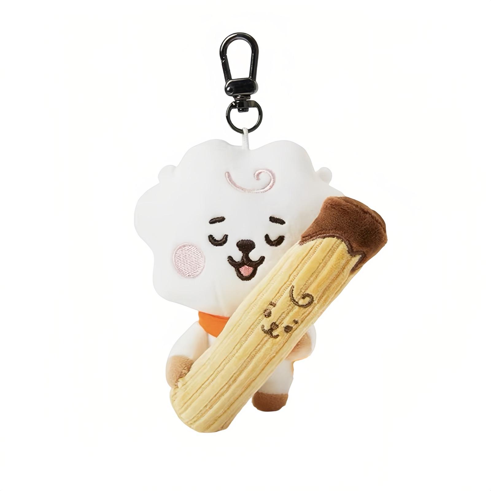 

Plush Keychain Soft Toy Hanging Accessory with Clip for Backpack Purse Bag Decoration and Gift Use One Size