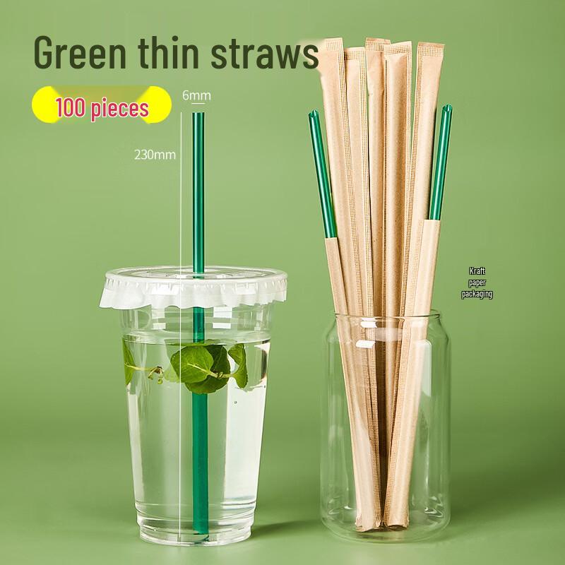 Individually Wrapped Disposable Coffee Straws