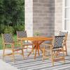 Day and Night - Day and Night Garden Dining Set 5 Pieces Solid Acacia Wood
