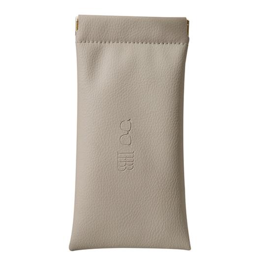 Oppbevaringspose for briller Automatisk lukking Vanntett Fuskepussskinn Bærbar Ensfarget Solbrilleoppbevaringspose Utendørs Reise Brilleorganisator