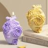 Embossed Butterfly Human Heart Candle Mold DIY Drip Glue Gypsum Flower Simulation Heart Organ Baking Silicone Mold