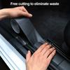 3D Carbon Fiber Sticker Car Threshold Protective Film Anti Scratch Waterproof Matte Black Nano Sticker For Car Body