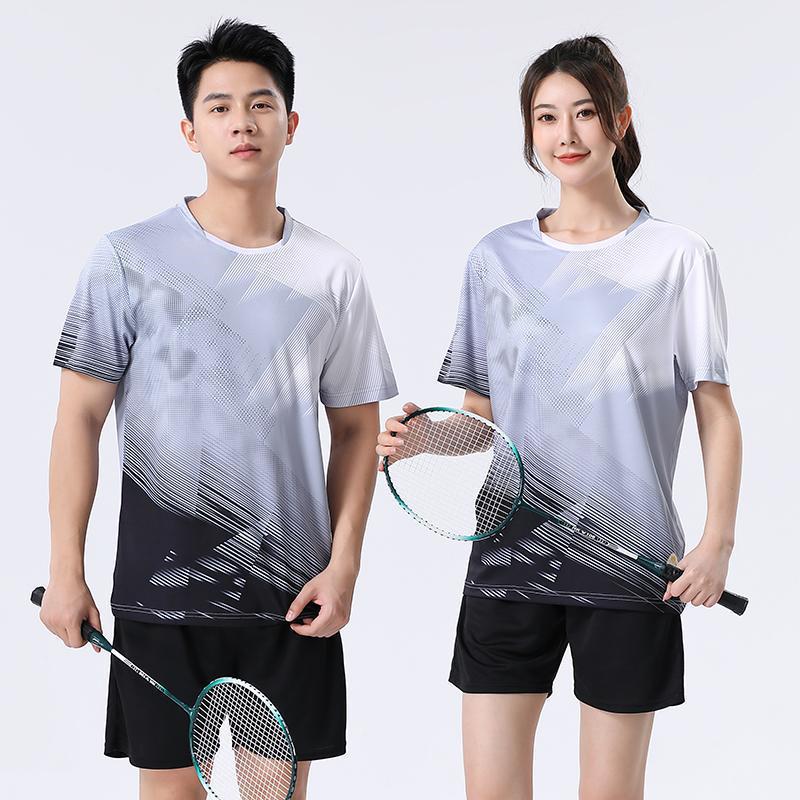 Football Training Clothes Manufacturers Wholesale Table Tennis Badminton Tennis Leisure Sports Competition Clothes Summer New Breathable