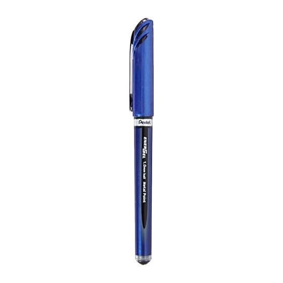 Pentel Gel Ink Ballpoint Pen Energel Euro 1.0mm Blue Axis Black Ink BL30-A