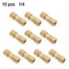Brass Brake Line Union Kit with Ten Pieces Compatible with For OD Tubing