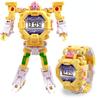 Children's Deformation Watch King Kong Robot Cartoon Elementary School Pupils Diy Toy Boy Girl Electronic Watch Gift