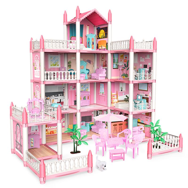 Princess Castle Dollhouse: Interactive Educational Toy for Girls