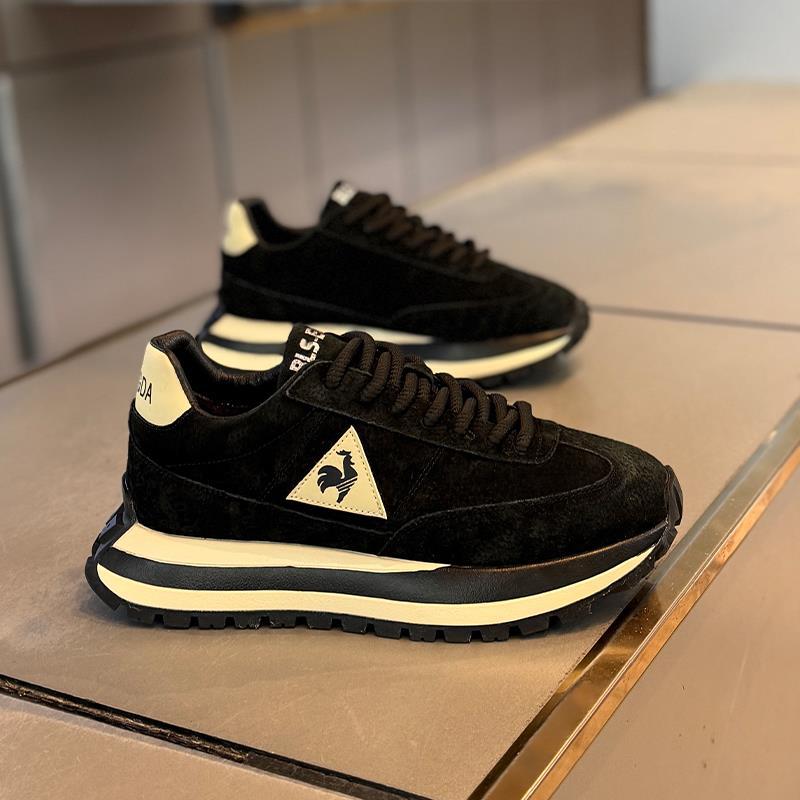 

Waffle autumn and winter flip fur ultra-light soft-soled casual shoes green cock shoes ysd 43 чорний