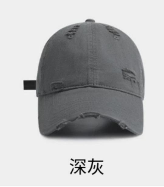 Spring And Summer Hole Soft Top Baseball Cap Men And Women Versatile Sun Protection Shade Cap Solid Color Couple