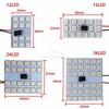 2Pcs Car Led T10 12V Remote Controller Panel Interior door Lamp Auto Adapter RGB 5050 15SMD BA9S Atmosphere Dome reading light