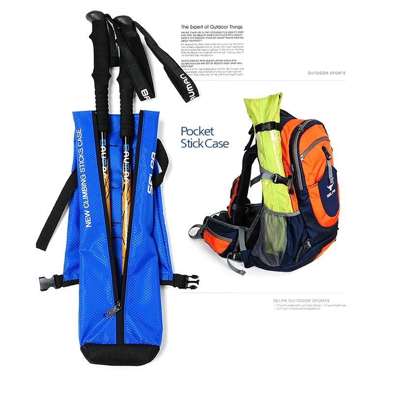 Borsa da Trasporto per Bastone da Trekking da Esterno Custodia Impermeabile per Bastone da Passeggio Zaino da Zainismo Borsa da Trasporto Senza Bastone
